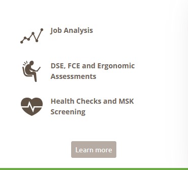 We prevent people going off work